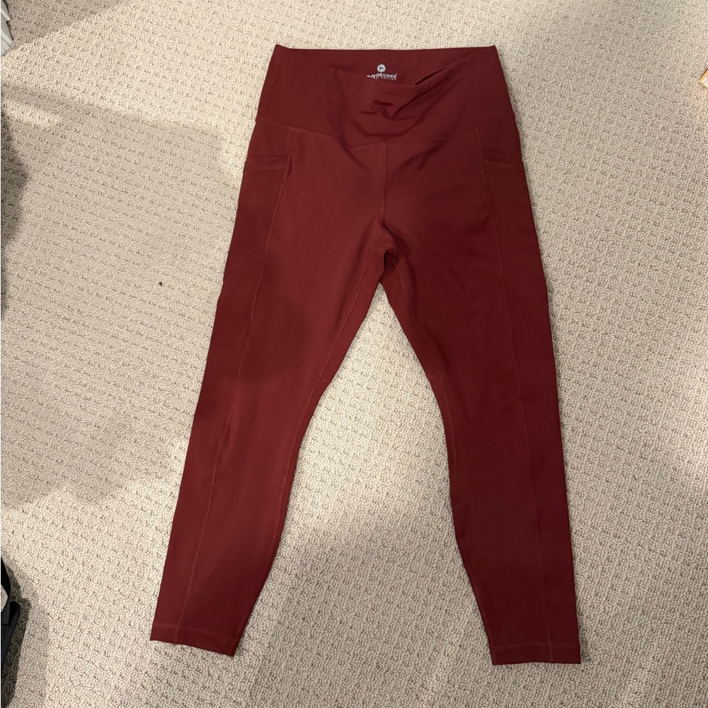 90 degree by Reflex Maroon Leggings